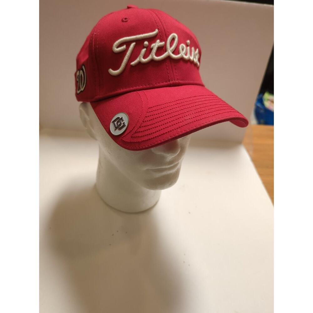 Titleist Washington Nationals MLB Golf Hat 6 Panel Adjustable Strap Back New Era